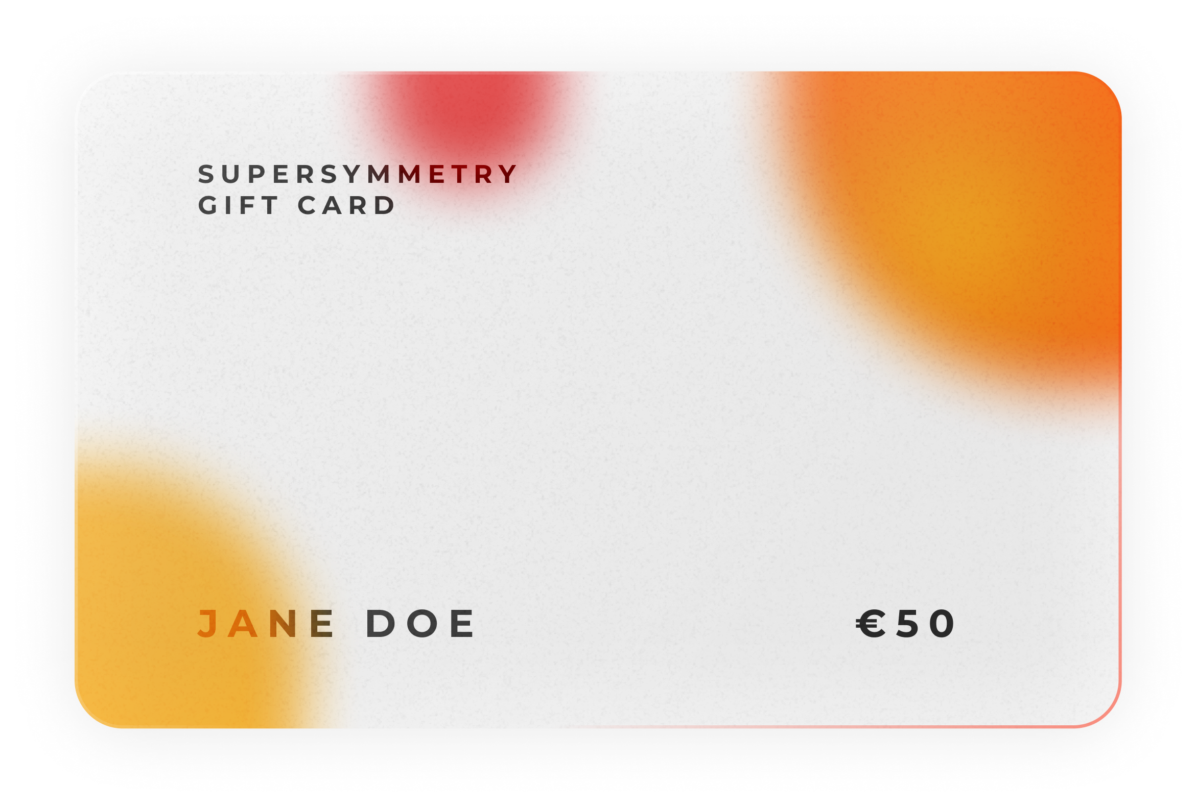 Supersymmetry dovanų kortelė